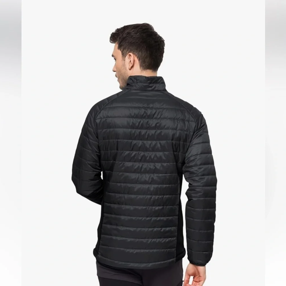 Jack Wolfskin Routeburn Pro Men's Black Puffer Jacket - Picture 2 of 12